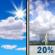 Friday: Isolated showers and thunderstorms after 3pm.  Mostly sunny, with a high near 91. Calm wind becoming southwest around 5 mph in the afternoon.  Chance of precipitation is 20%.